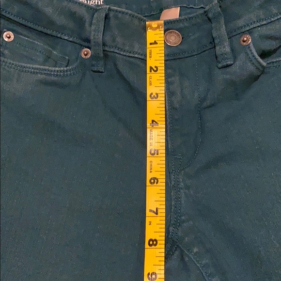 Ann Taylor Loft Forest Green Jeans - Picture 3 of 14